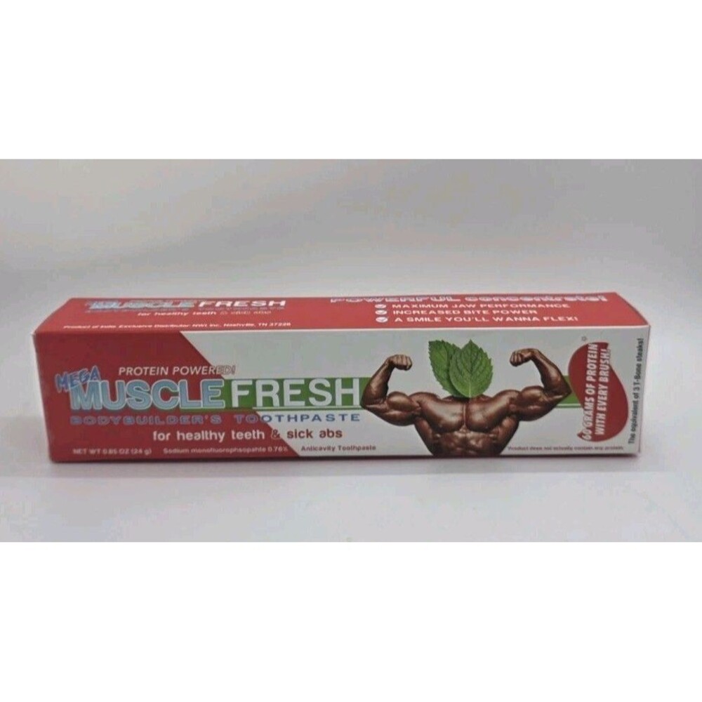 MEOW WOLF Omega Mart Mega Muscle Fresh Bodybuilder's Toothpaste Las Vegas NEW